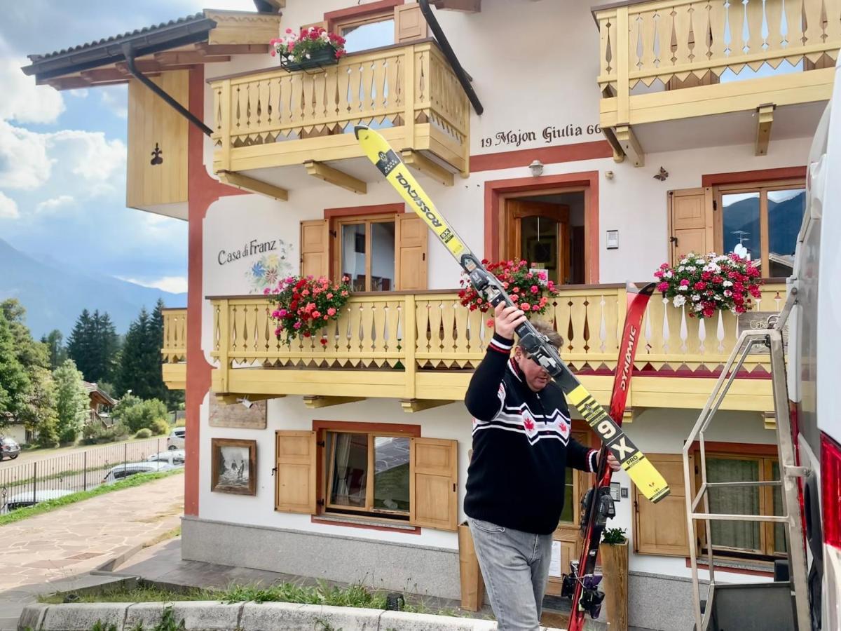 Casa Di Franz Hotel Vigo di Fassa Bagian luar foto